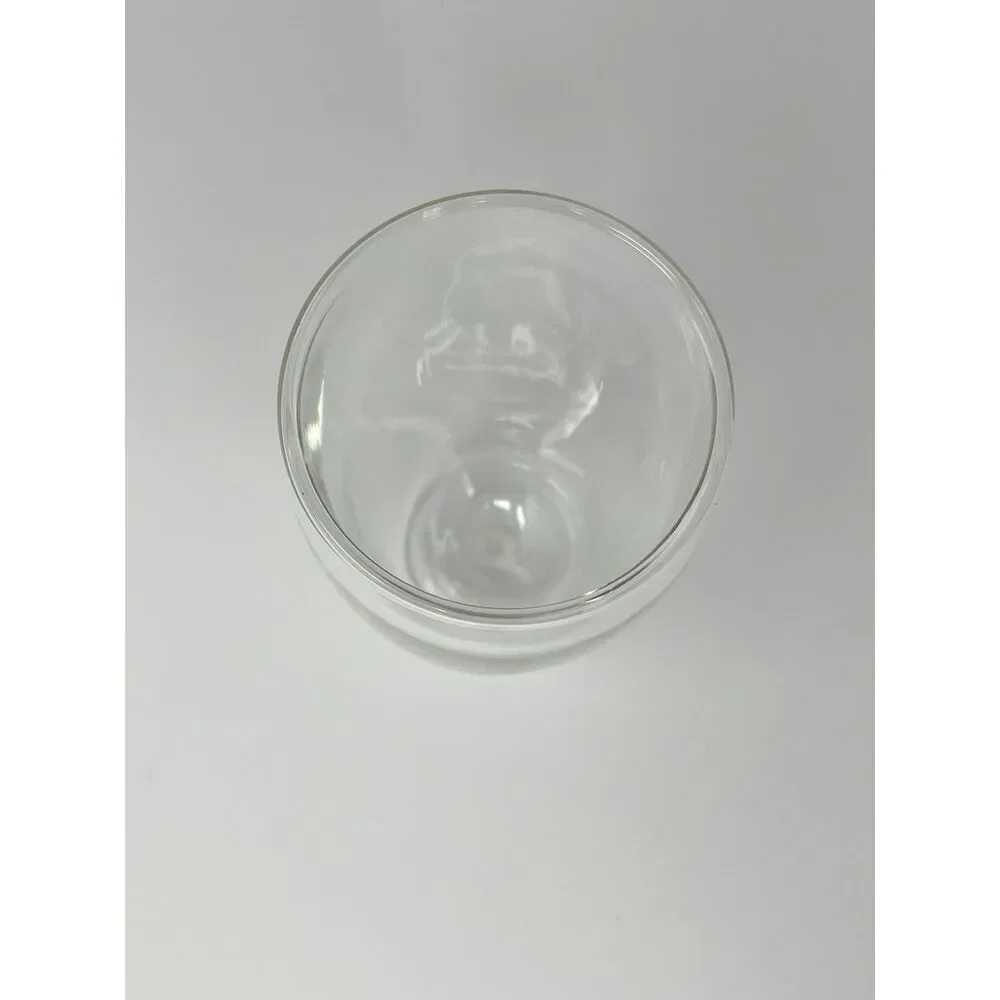 Bodum PAVINA 450mL 15oz Double-Wall Insulated Tall Glass Coffee Mug Cup Clear